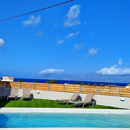 קיסאמוס Balos Residence Private Pool Seafront Seaview מראה חיצוני תמונה