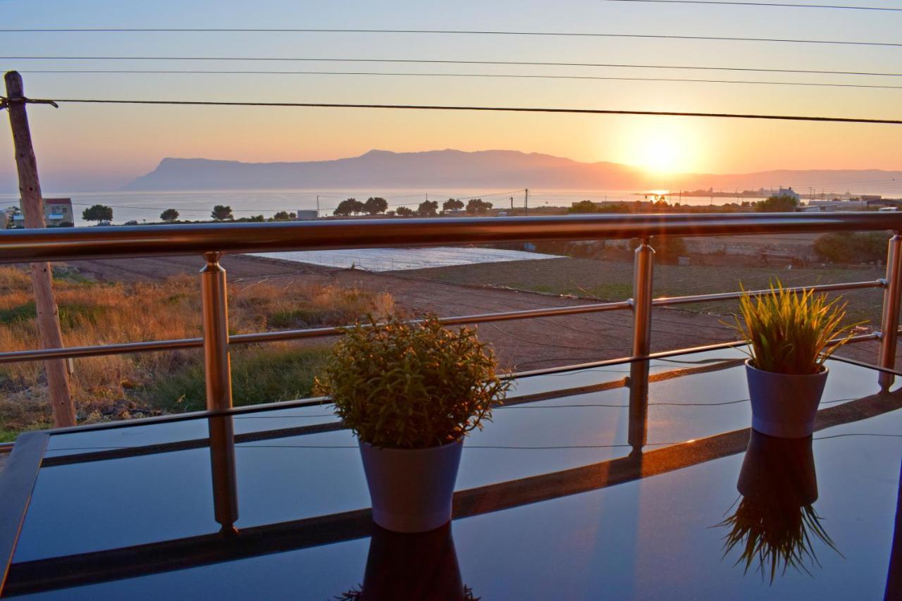 קיסאמוס Balos Residence Private Pool Seafront Seaview מראה חיצוני תמונה