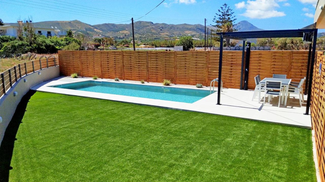 קיסאמוס Balos Residence Private Pool Seafront Seaview מראה חיצוני תמונה