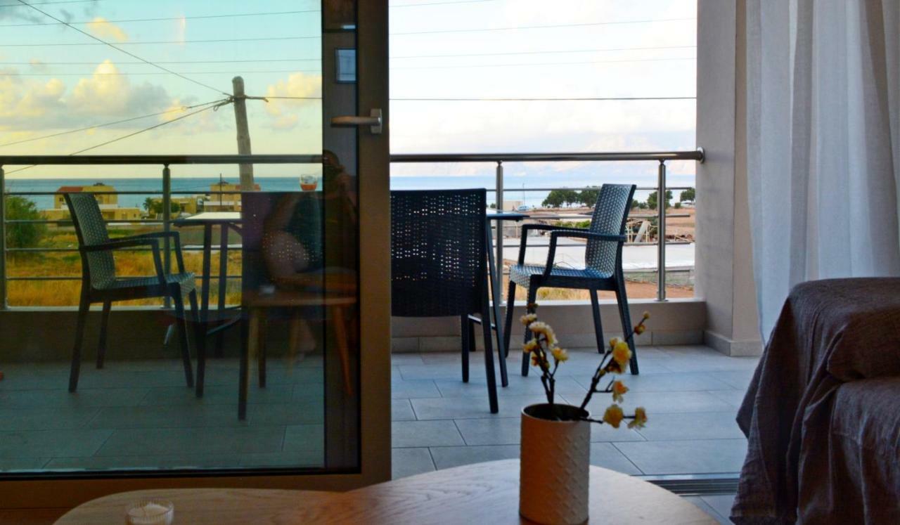 קיסאמוס Balos Residence Private Pool Seafront Seaview מראה חיצוני תמונה