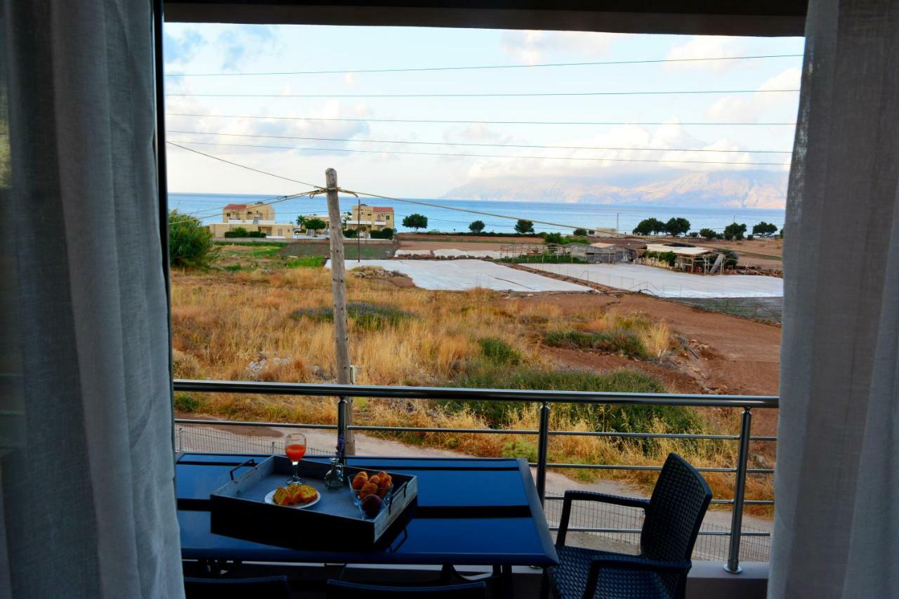 קיסאמוס Balos Residence Private Pool Seafront Seaview מראה חיצוני תמונה