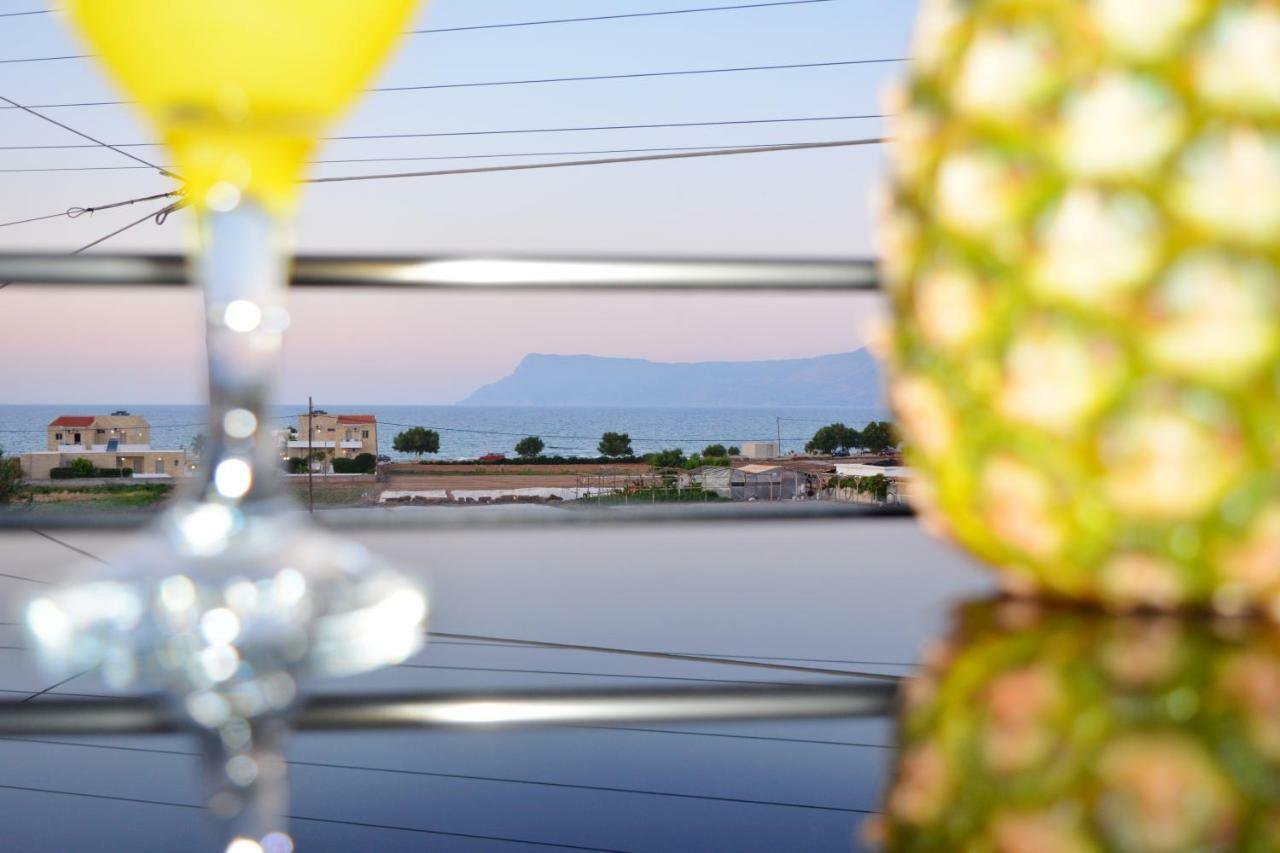 קיסאמוס Balos Residence Private Pool Seafront Seaview מראה חיצוני תמונה