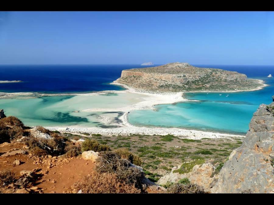 קיסאמוס Balos Residence Private Pool Seafront Seaview מראה חיצוני תמונה