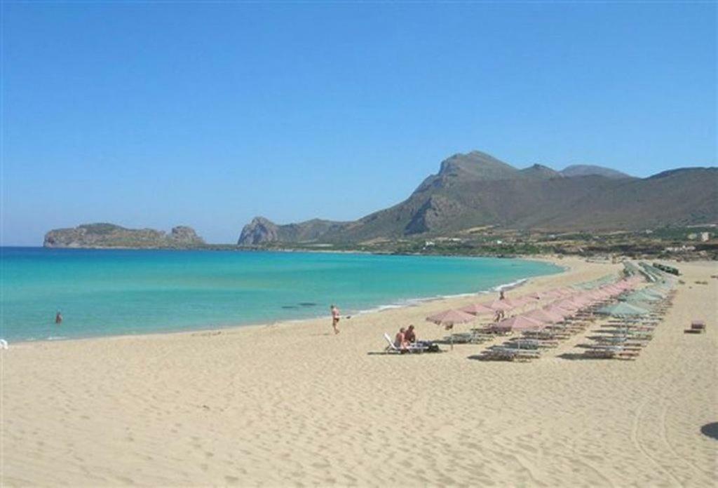 קיסאמוס Balos Residence Private Pool Seafront Seaview מראה חיצוני תמונה
